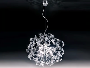 ASTRO - Crystal pendant lamp by Metal Lux - view 2